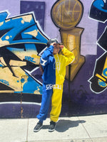 Load image into Gallery viewer, Blue &amp; Yellow Sweatsuit
