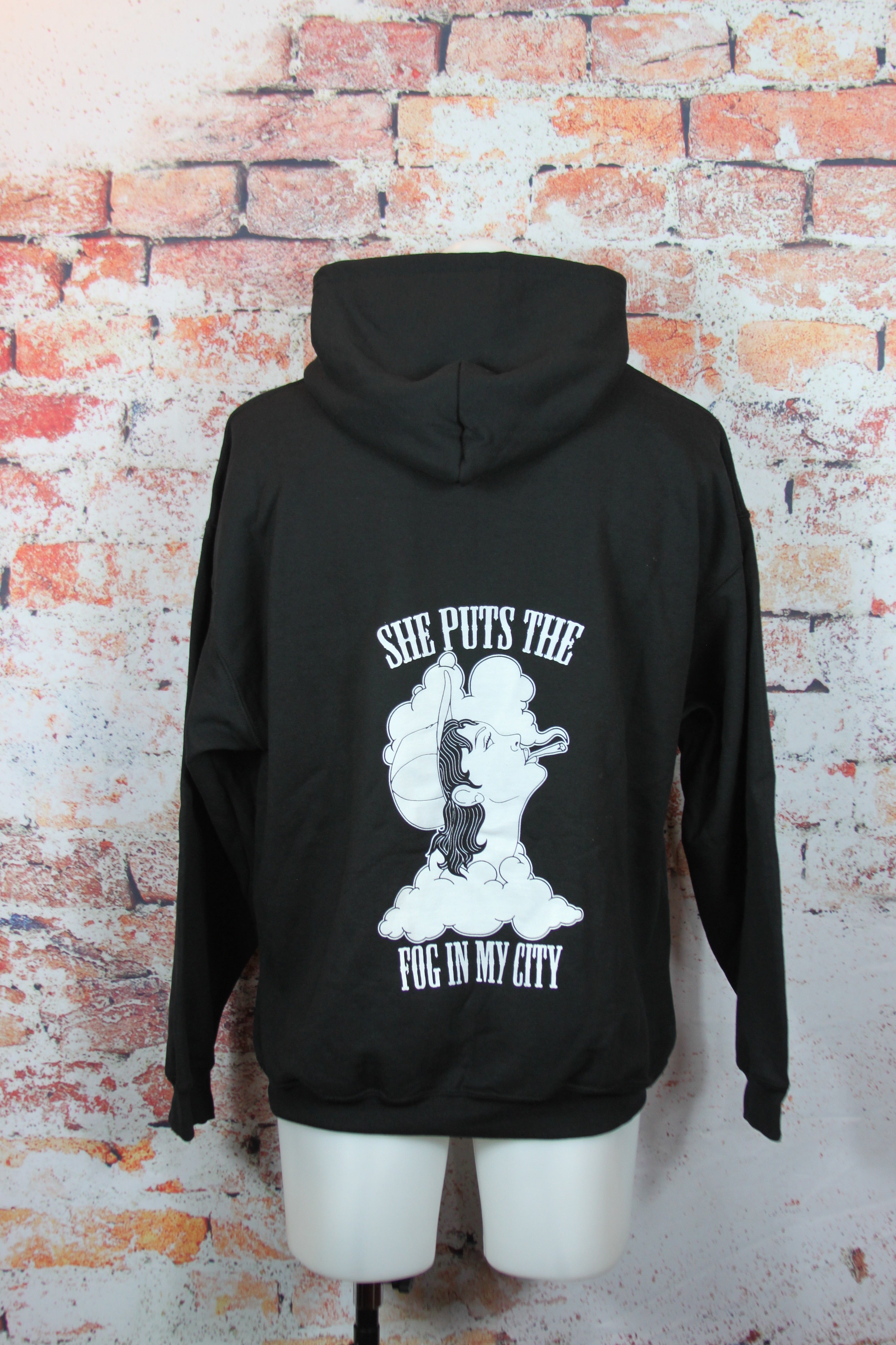 She Puts the Fog in My City Zip Up Hoodie